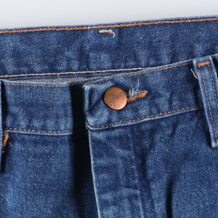 80s-90'S Wrangler Straight Denim Pants, Made in USA, Men's, W36, Vintage cotton blue type Vintage Second Hand