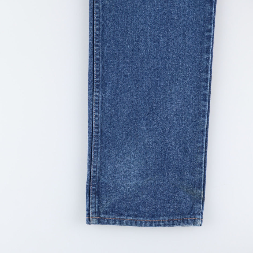 80s-90'S Wrangler Straight Denim Pants, Made in USA, Men's, W36, Vintage cotton blue type Vintage Second Hand
