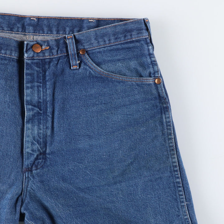80s-90'S Wrangler Straight Denim Pants, Made in USA, Men's, W36, Vintage cotton blue type Vintage Second Hand