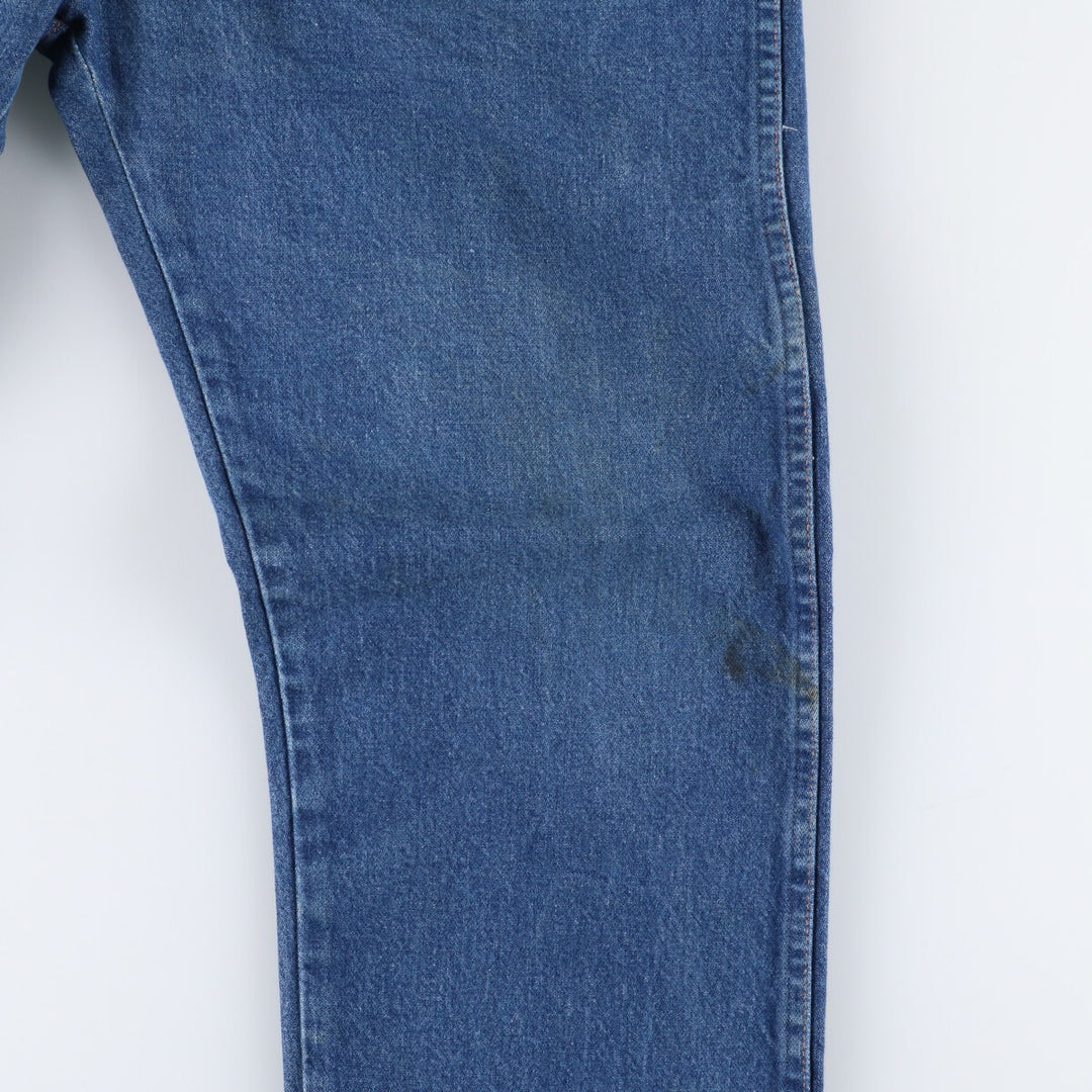 80s-90'S Wrangler Straight Denim Pants, Made in USA, Men's, W36, Vintage cotton blue type Vintage Second Hand