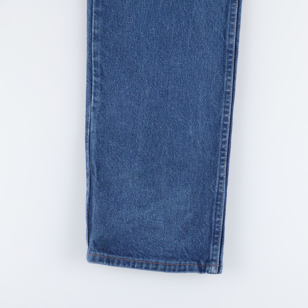 80s-90'S Wrangler Straight Denim Pants, Made in USA, Men's, W36, Vintage cotton blue type Vintage Second Hand