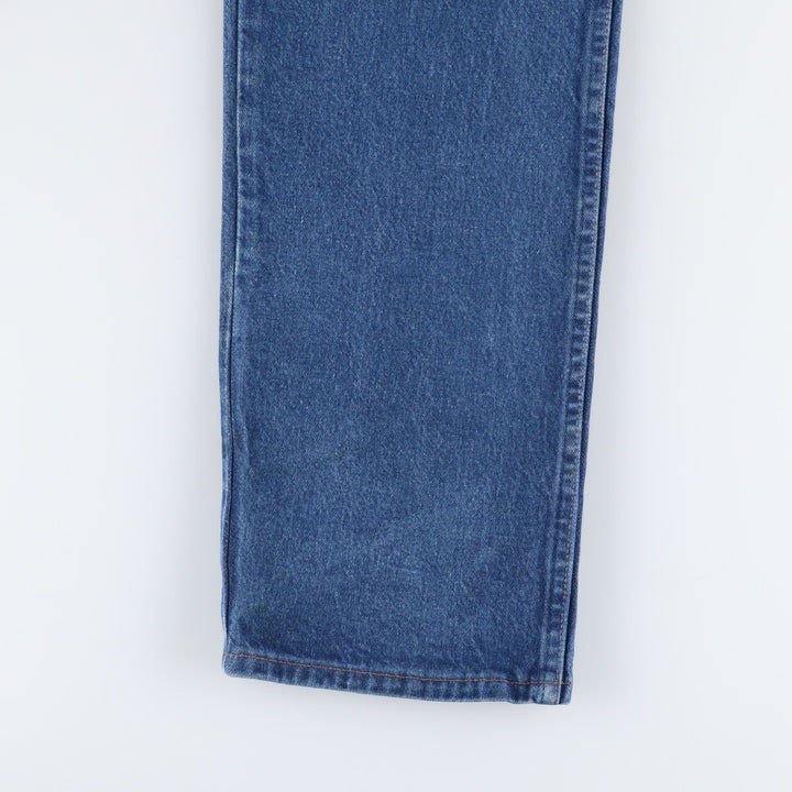 80s-90'S Wrangler Straight Denim Pants, Made in USA, Men's, W36, Vintage cotton blue type Vintage Second Hand