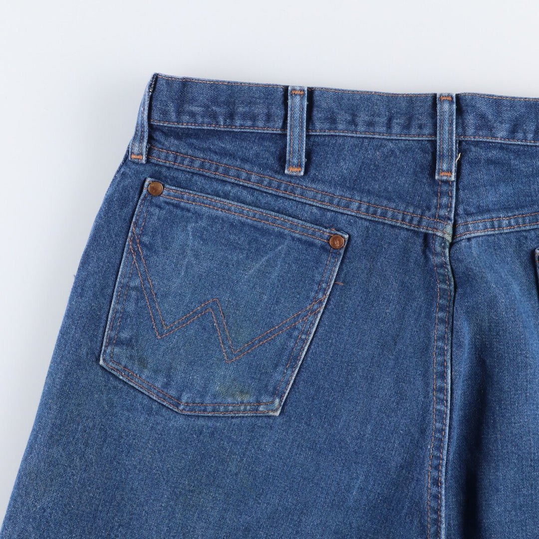 80s-90'S Wrangler Straight Denim Pants, Made in USA, Men's, W36, Vintage cotton blue type Vintage Second Hand
