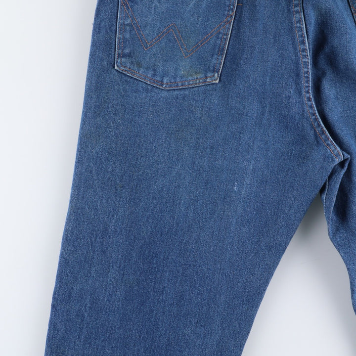 80s-90'S Wrangler Straight Denim Pants, Made in USA, Men's, W36, Vintage cotton blue type Vintage Second Hand