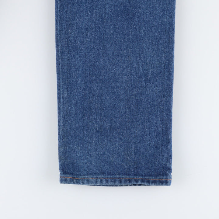 80s-90'S Wrangler Straight Denim Pants, Made in USA, Men's, W36, Vintage cotton blue type Vintage Second Hand