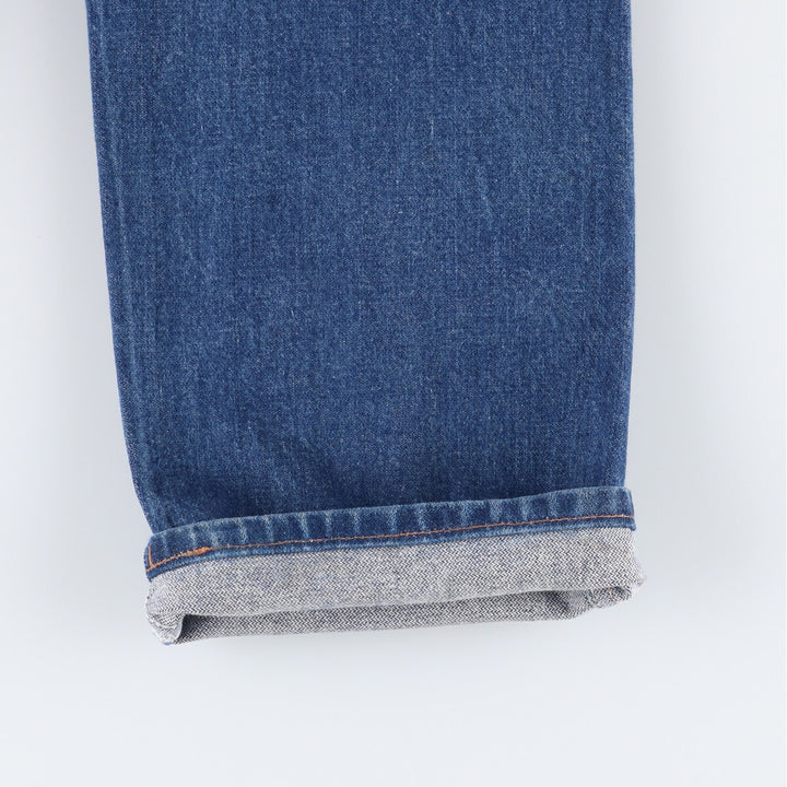 80s-90'S Wrangler Straight Denim Pants, Made in USA, Men's, W36, Vintage cotton blue type Vintage Second Hand