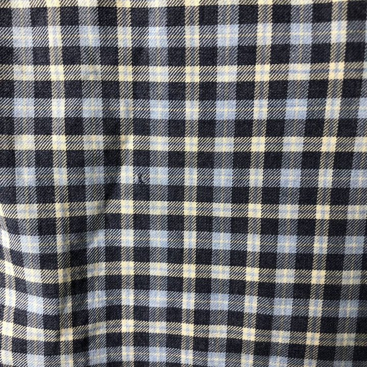 Ralph Lauren Classic Fit Long Sleeve Cotton Check Shirt, Men's XL cotton Blue type light blue Vintage Second Hand