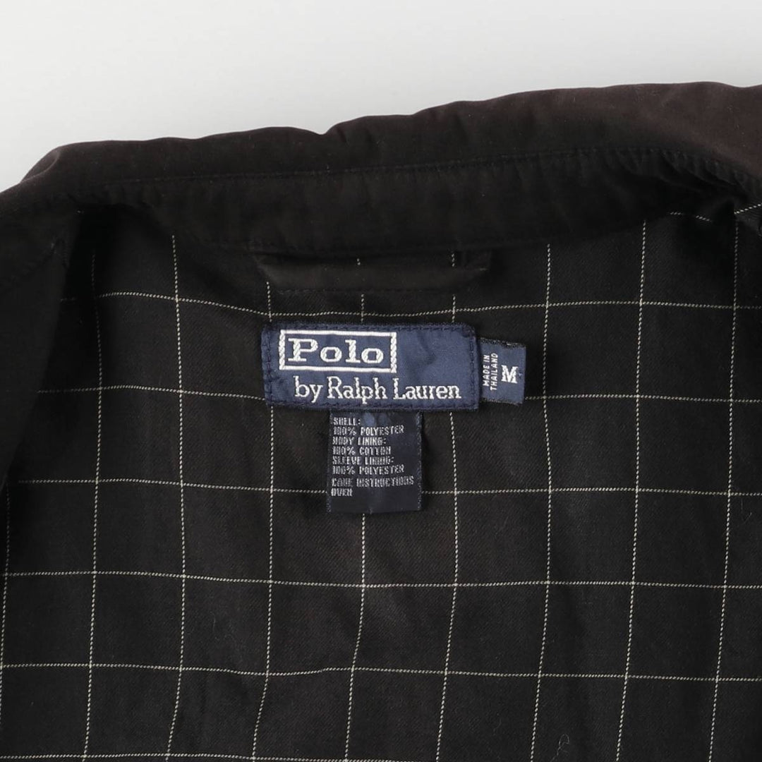 Ralph Lauren POLO by Ralph Lauren Swing Top Sports Jacket Men's M polyester brown type Vintage Second Hand