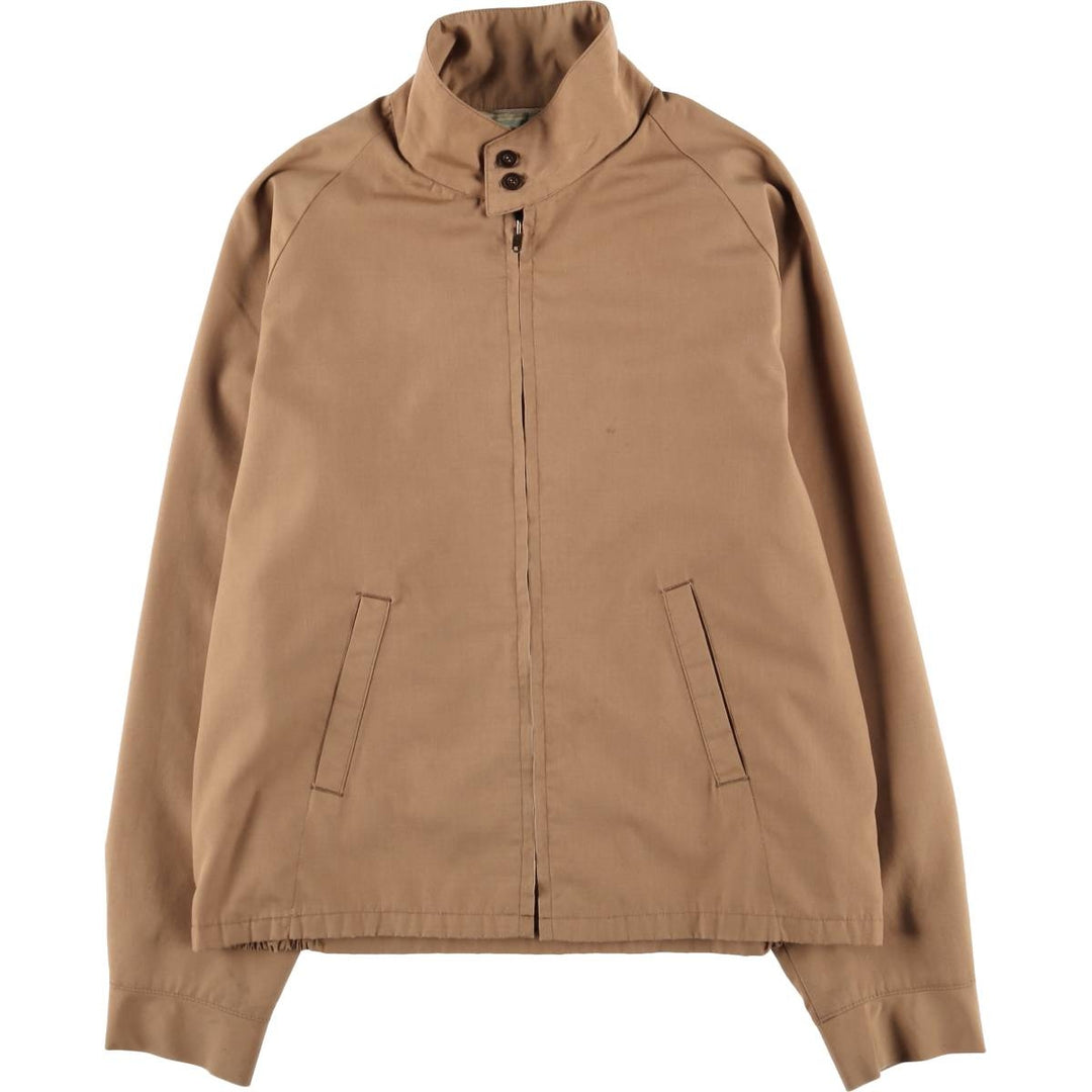70's Sears SPORTSWEAR Harrington Jacket Swing Top Men's Size L unclear beige type brown Vintage Second Hand
