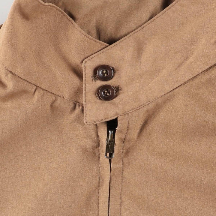 70's Sears SPORTSWEAR Harrington Jacket Swing Top Men's Size L unclear beige type brown Vintage Second Hand