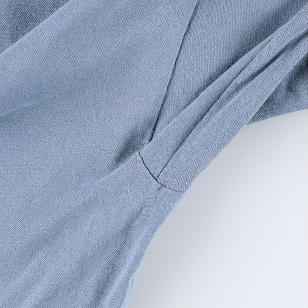 Vintage 90'S HLMILLER TOTAL TEE printed T-shirt, Made in USA, Men's XXL cotton Blue type light blue Vintage Second Hand