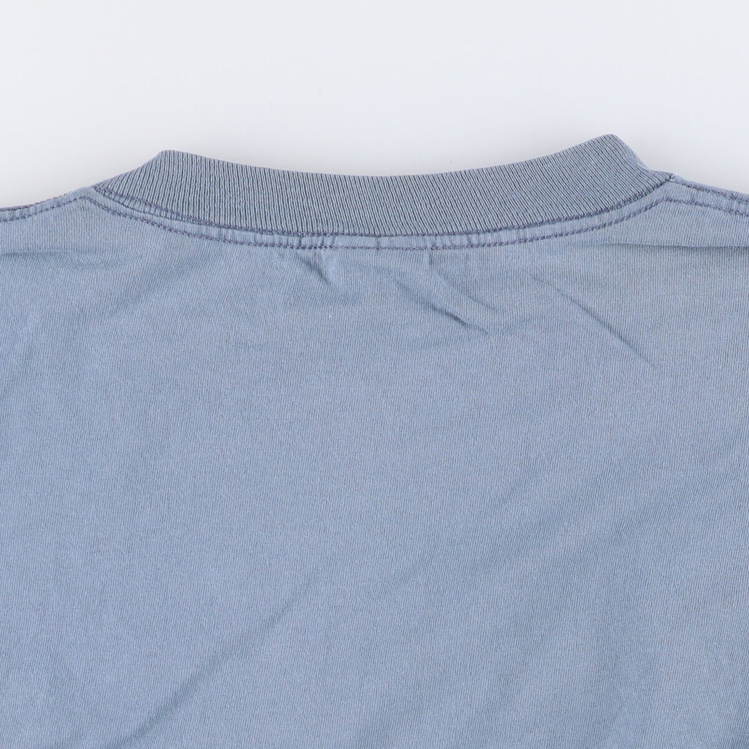 Vintage 90'S HLMILLER TOTAL TEE printed T-shirt, Made in USA, Men's XXL cotton Blue type light blue Vintage Second Hand