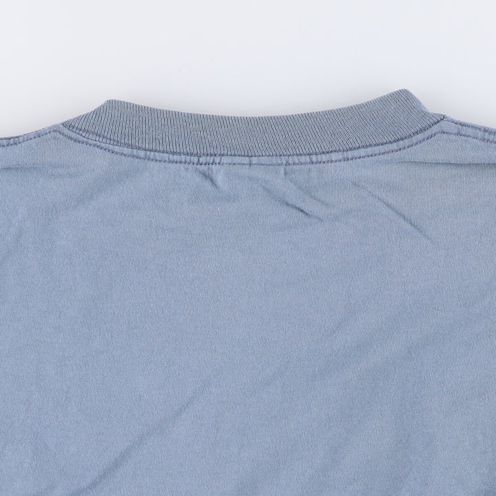 Vintage 90'S HLMILLER TOTAL TEE printed T-shirt, Made in USA, Men's XXL cotton Blue type light blue Vintage Second Hand
