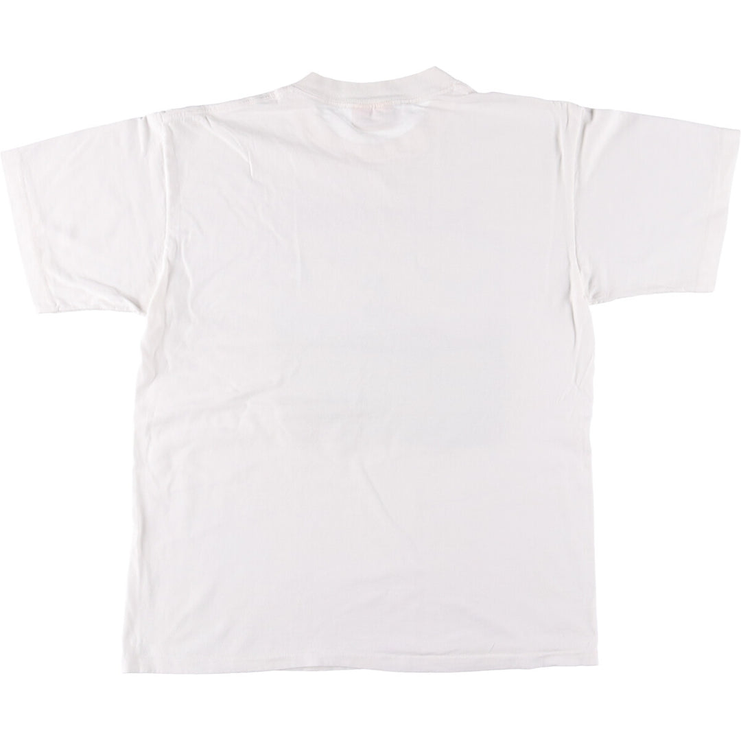 Vintage 90'S Lake Street Shirts printed T-shirt, Made in USA, Men's Size L cotton white type Vintage Second Hand