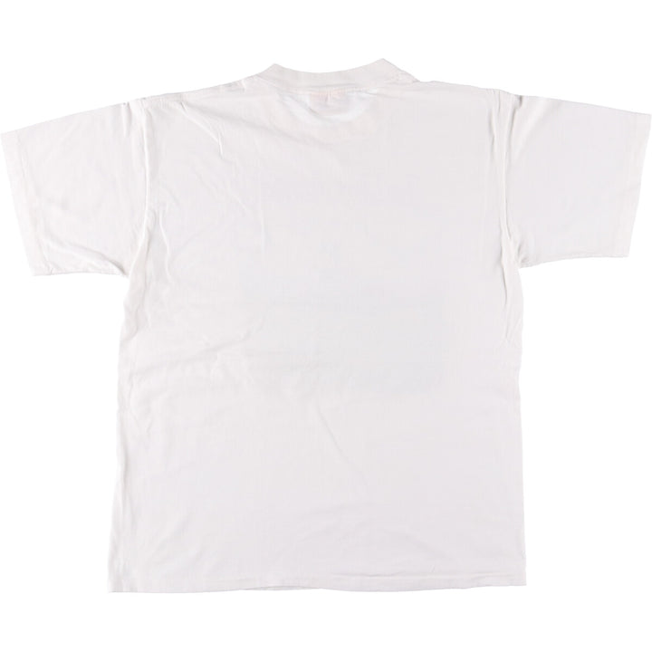 Vintage 90'S Lake Street Shirts printed T-shirt, Made in USA, Men's Size L cotton white type Vintage Second Hand
