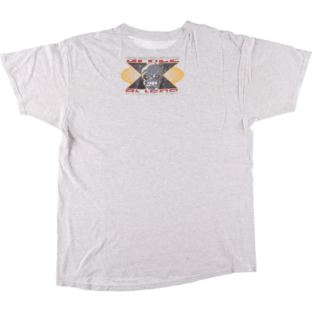 FREEZE Printed T-Shirt, Made in USA, Men's Size L cotton pale white type Vintage Second Hand