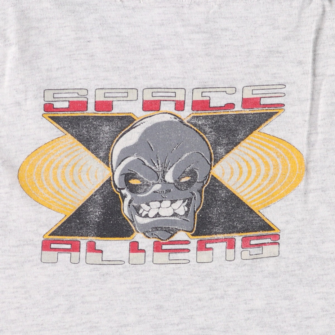 FREEZE Printed T-Shirt, Made in USA, Men's Size L cotton pale white type Vintage Second Hand