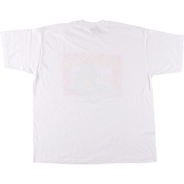 90'S Fruit of the Loom Best Printed T-shirt, Made in USA, Men's XL, Vintage cotton white type Vintage Second Hand