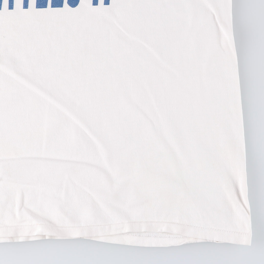 90'S All Sports ALL SPORT Message Print T-Shirt, Men's XL, Vintage cotton white type Vintage Second Hand