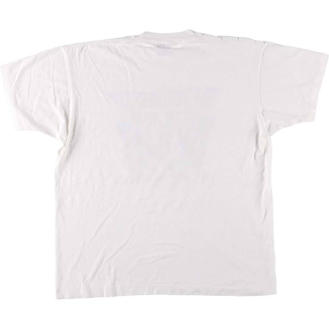 90'S Fruit of the Loom Best Printed T-shirt, Made in USA, Men's XL, Vintage cotton white type Vintage Second Hand