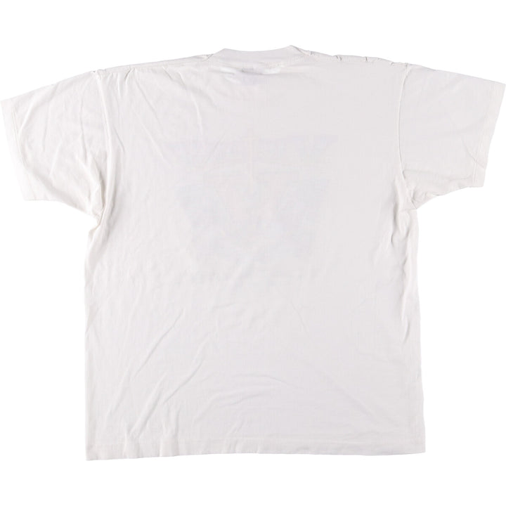90'S Fruit of the Loom Best Printed T-shirt, Made in USA, Men's XL, Vintage cotton white type Vintage Second Hand