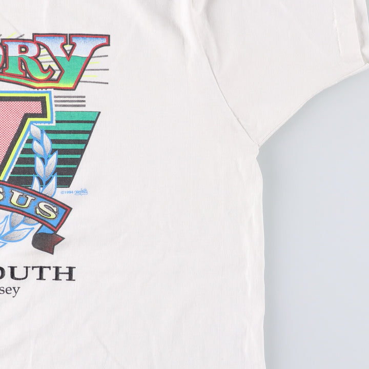 90'S Fruit of the Loom Best Printed T-shirt, Made in USA, Men's XL, Vintage cotton white type Vintage Second Hand