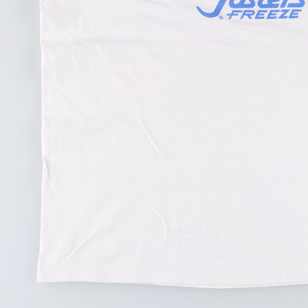 90'S ONEITA Fosters Freeze Advertising T-shirt Made in USA Men's L size Vintage cotton white type Vintage Second Hand