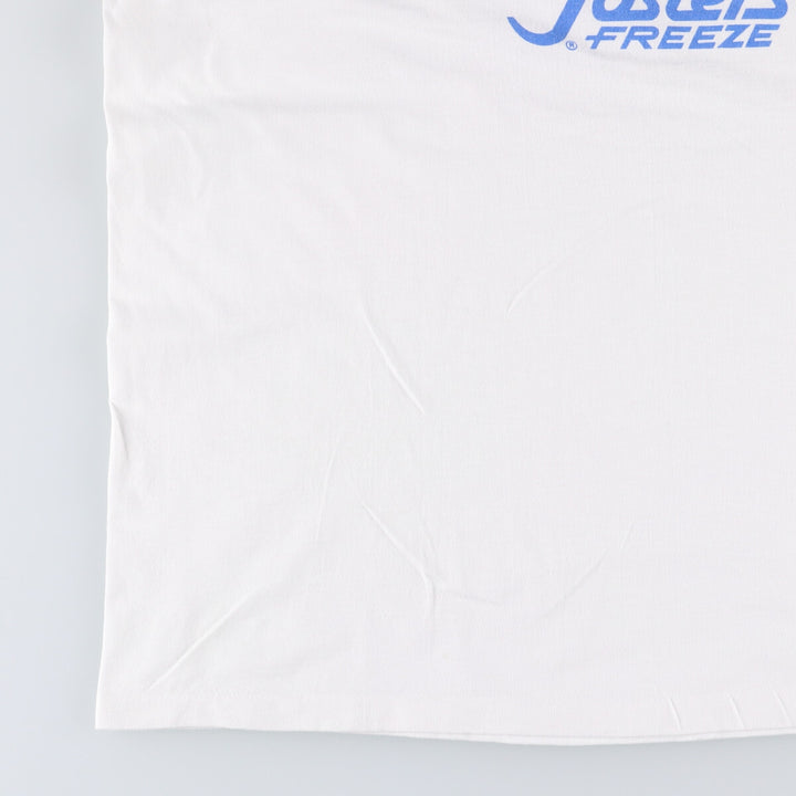 90'S ONEITA Fosters Freeze Advertising T-shirt Made in USA Men's L size Vintage cotton white type Vintage Second Hand