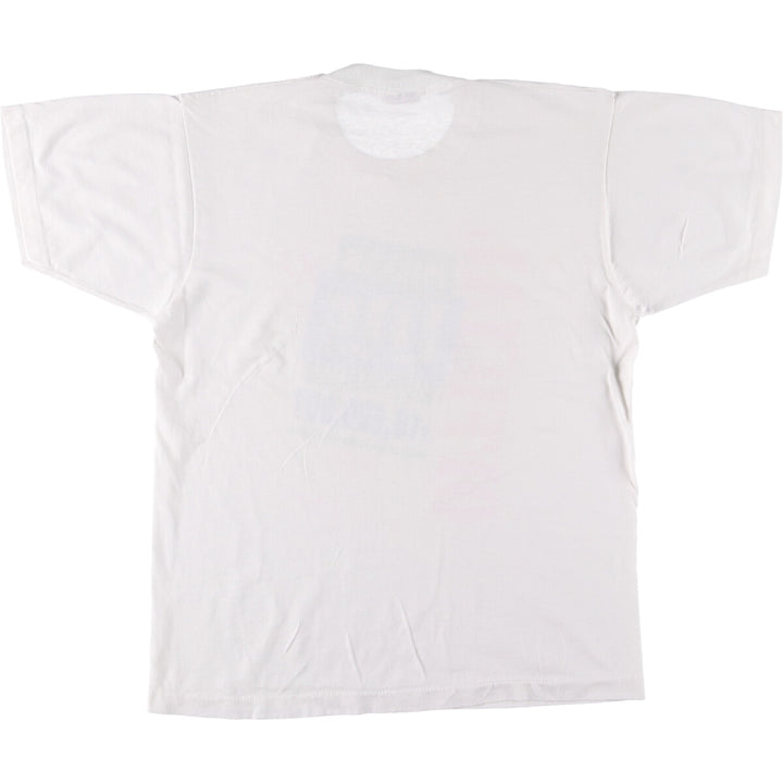 90'S SCREEN STARS Miller Lite Beer Advertising T-shirt Made in USA Men's L Vintage cotton white type Vintage Second Hand