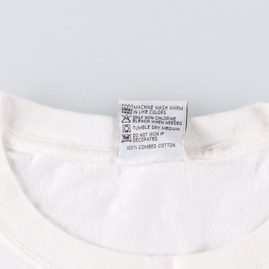 HARD ROCK CAFE Hard Rock Cafe Advertising T-shirt Made in USA Men's L size cotton white type Vintage Second Hand