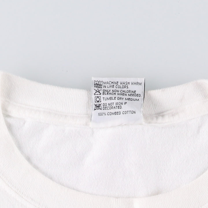 HARD ROCK CAFE Hard Rock Cafe Advertising T-shirt Made in USA Men's L size cotton white type Vintage Second Hand
