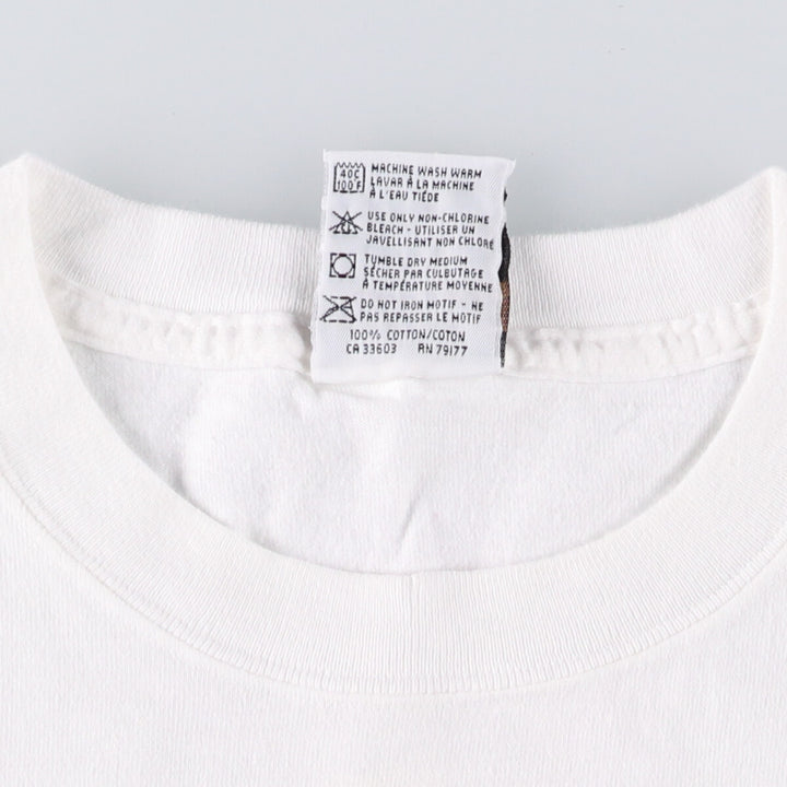 HARD ROCK CAFE Hard Rock Cafe Advertising T-shirt Men's L size cotton white type Vintage Second Hand