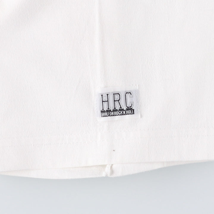 HARD ROCK CAFE Hard Rock Cafe Advertising T-shirt Men's L size cotton white type Vintage Second Hand
