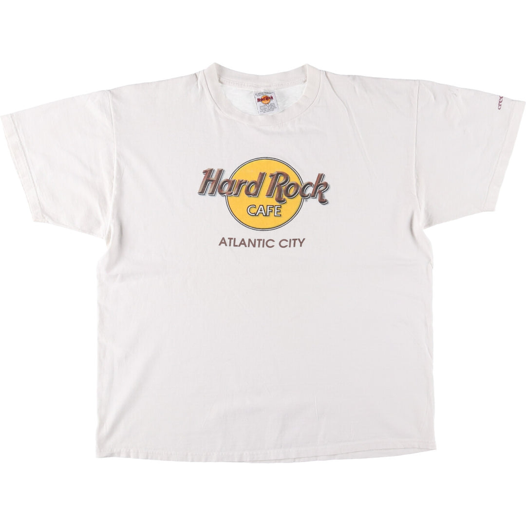 HARD ROCK CAFE Hard Rock Cafe Advertising T-shirt Men's XL size cotton white type Vintage Second Hand