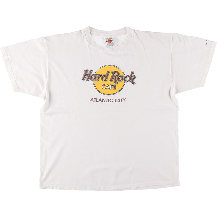 HARD ROCK CAFE Hard Rock Cafe Advertising T-shirt Men's XL size cotton white type Vintage Second Hand