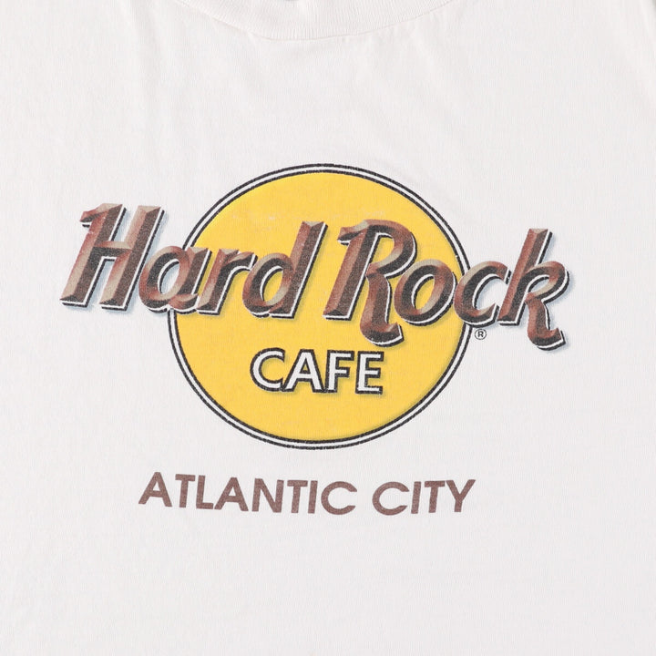 HARD ROCK CAFE Hard Rock Cafe Advertising T-shirt Men's XL size cotton white type Vintage Second Hand