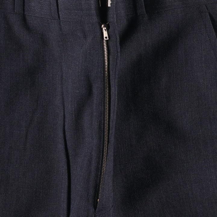 Vintage slacks pants made in the USA, men's size w33 unclear navy blue type Vintage Second Hand