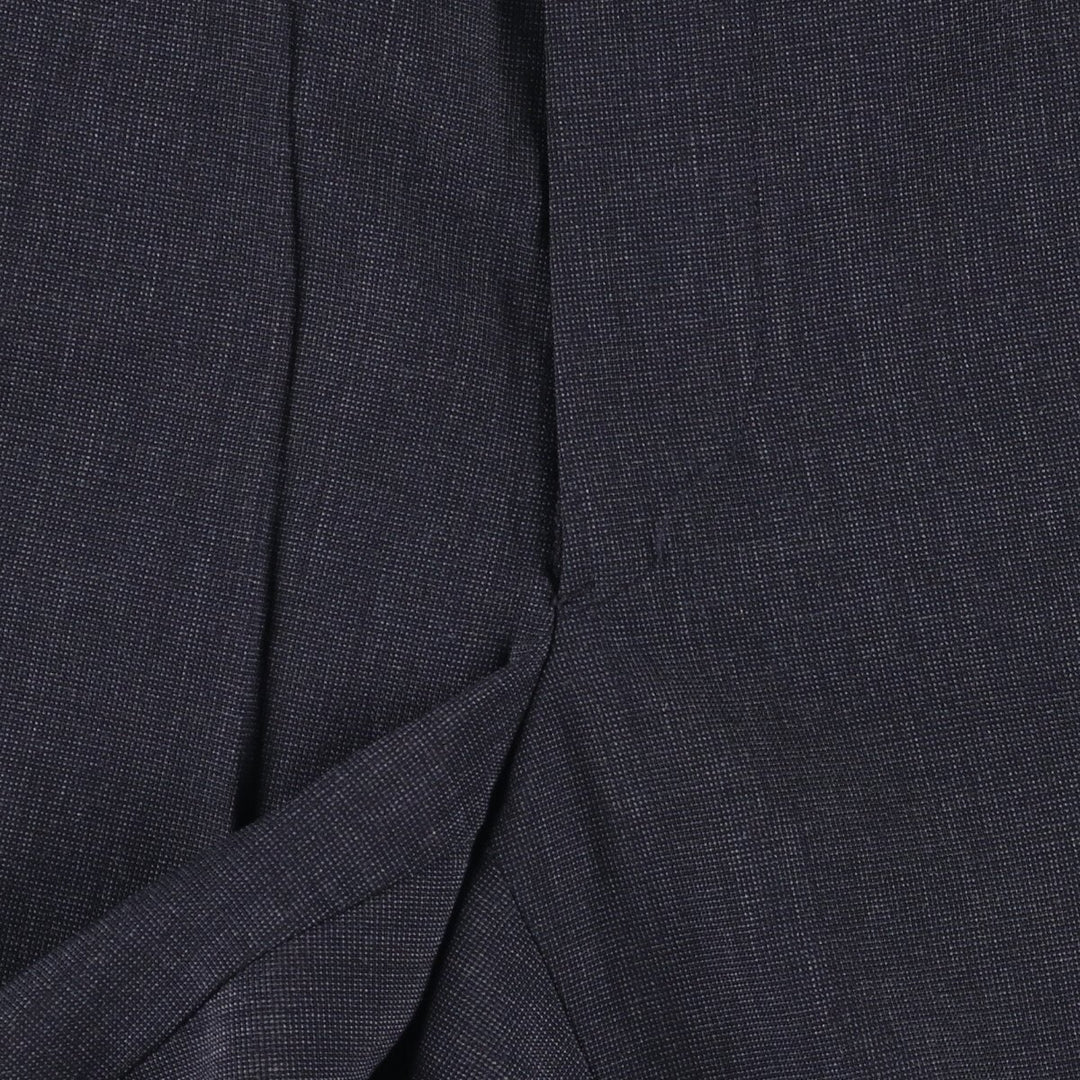 Vintage slacks pants made in the USA, men's size w33 unclear navy blue type Vintage Second Hand