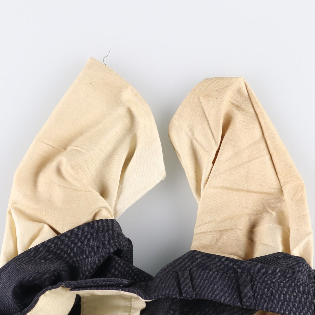 Vintage slacks pants made in the USA, men's size w33 unclear navy blue type Vintage Second Hand