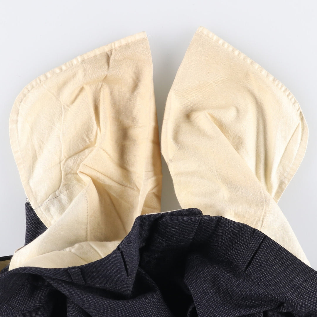 Vintage slacks pants made in the USA, men's size w33 unclear navy blue type Vintage Second Hand