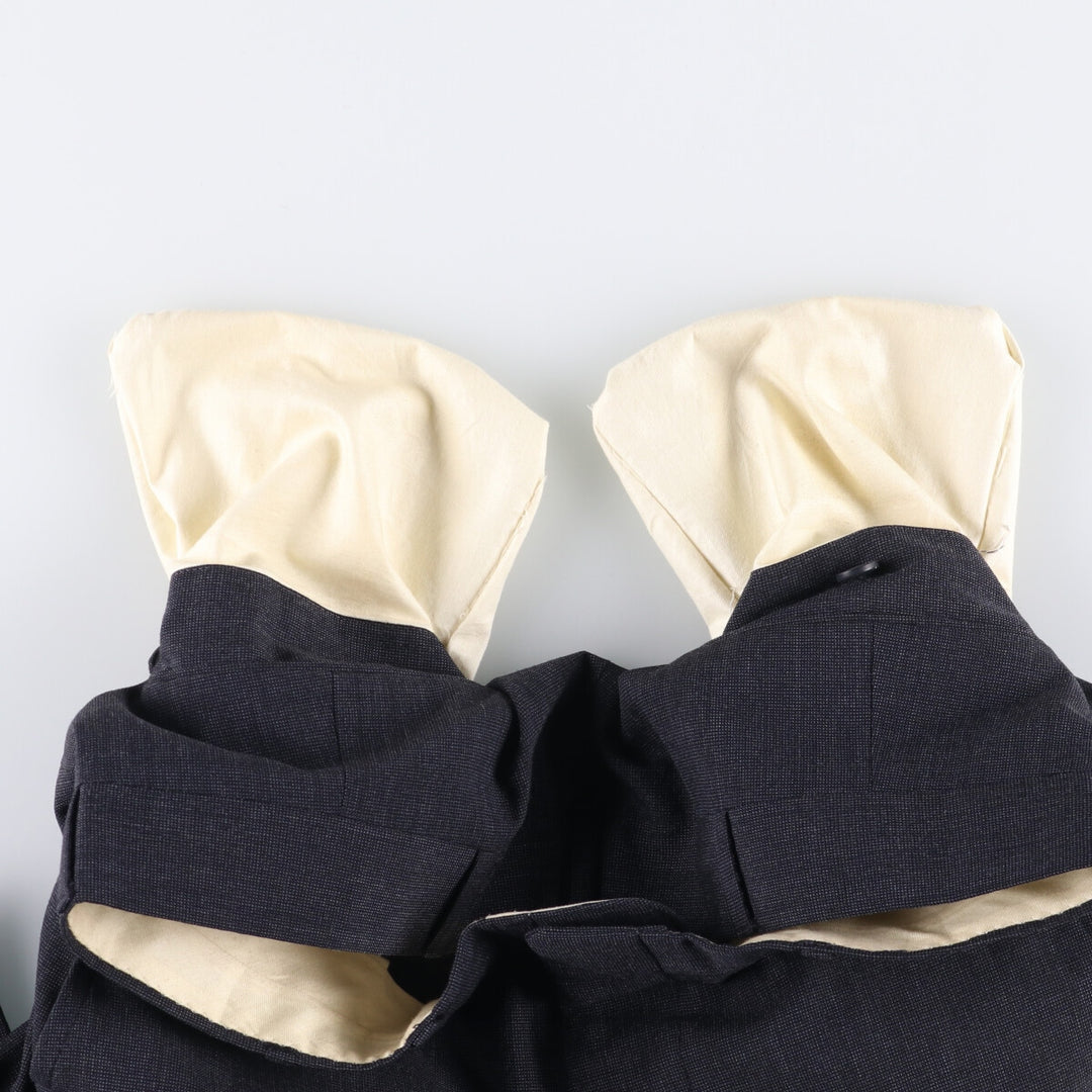 Vintage slacks pants made in the USA, men's size w33 unclear navy blue type Vintage Second Hand