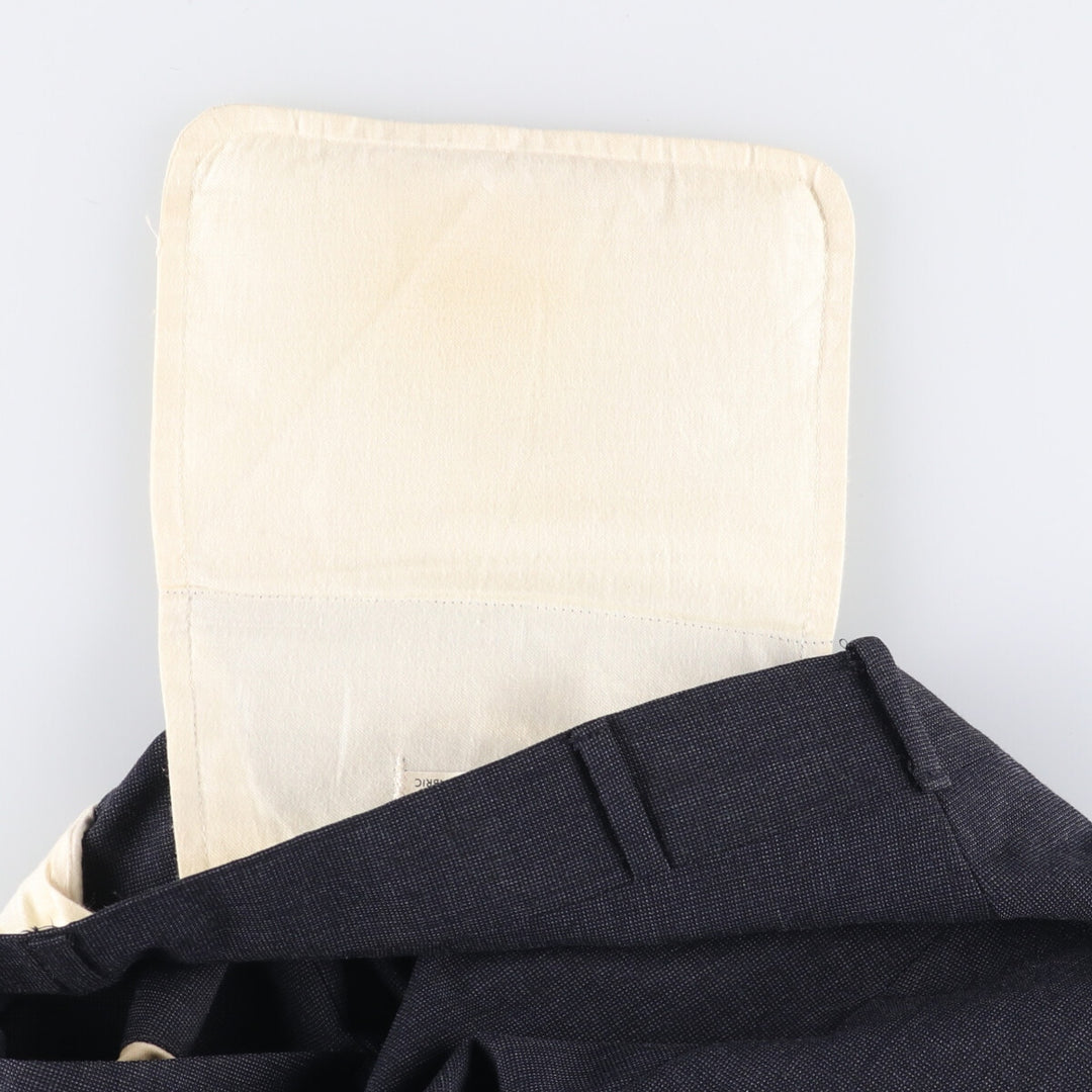 Vintage slacks pants made in the USA, men's size w33 unclear navy blue type Vintage Second Hand