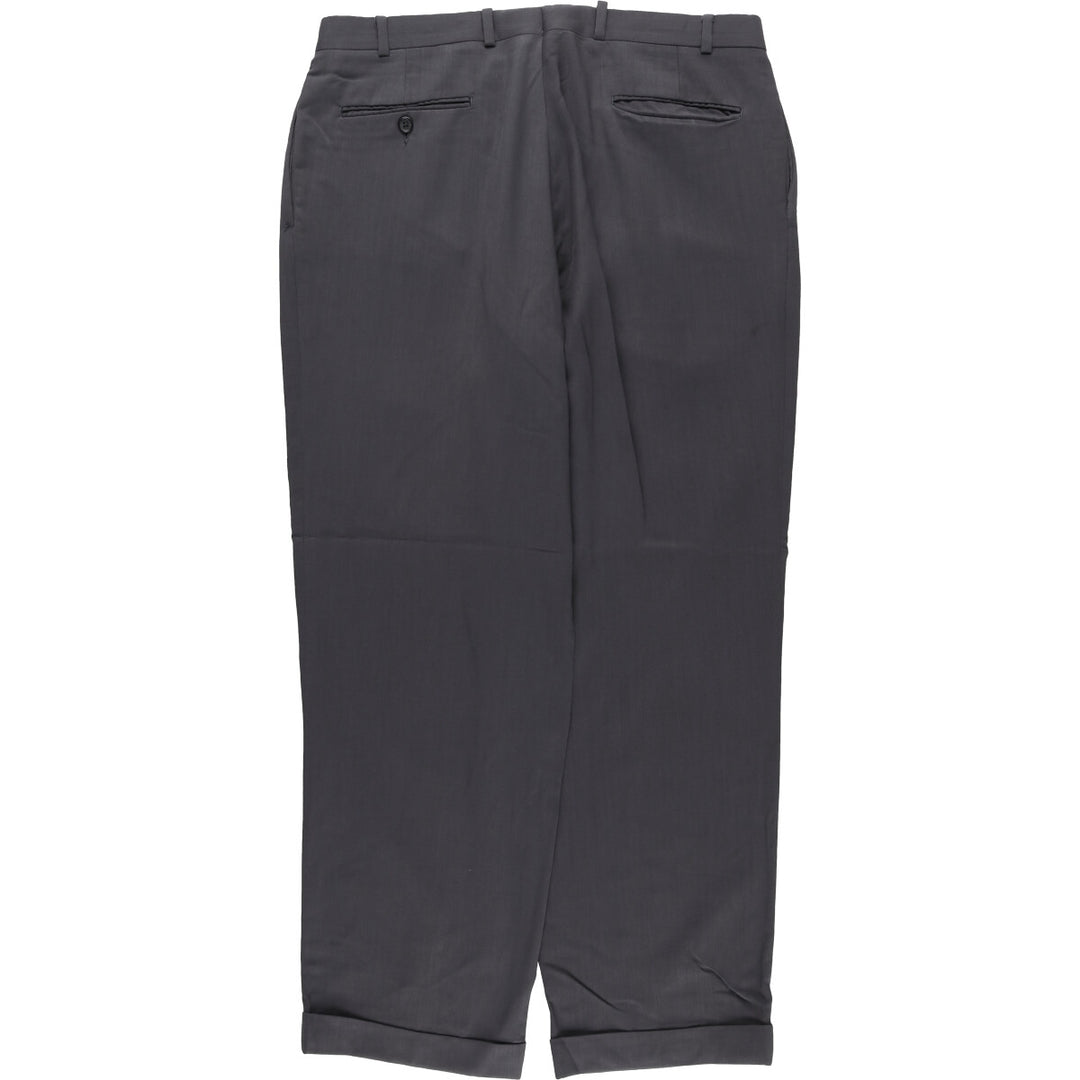 90s-00'S Calvin Klein One-Tuck Slacks, Men's Size W36 unclear gray type Vintage Second Hand