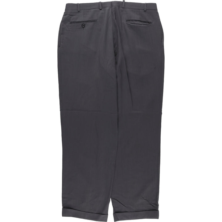 90s-00'S Calvin Klein One-Tuck Slacks, Men's Size W36 unclear gray type Vintage Second Hand