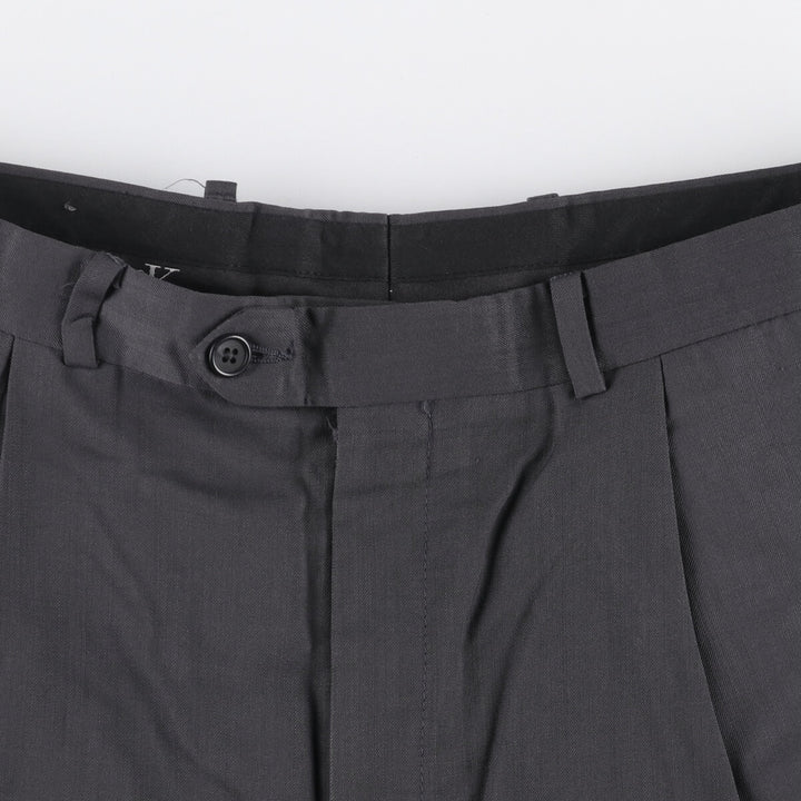 90s-00'S Calvin Klein One-Tuck Slacks, Men's Size W36 unclear gray type Vintage Second Hand