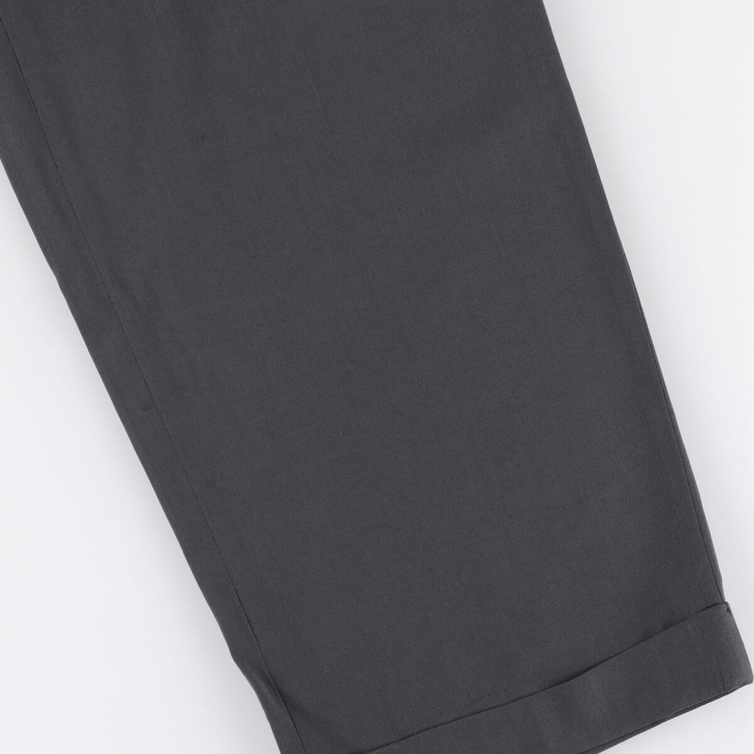90s-00'S Calvin Klein One-Tuck Slacks, Men's Size W36 unclear gray type Vintage Second Hand