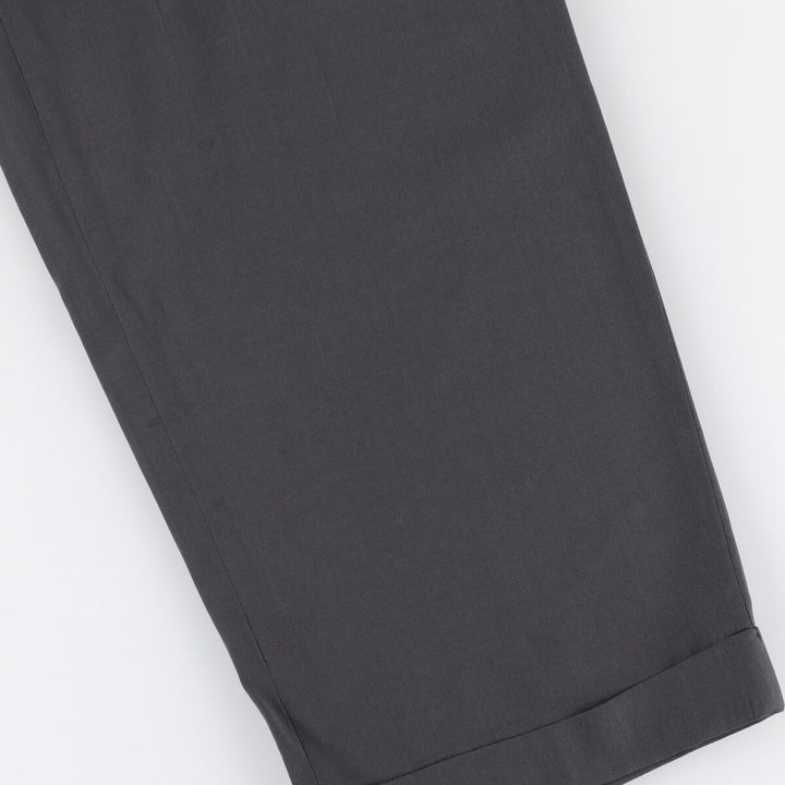90s-00'S Calvin Klein One-Tuck Slacks, Men's Size W36 unclear gray type Vintage Second Hand
