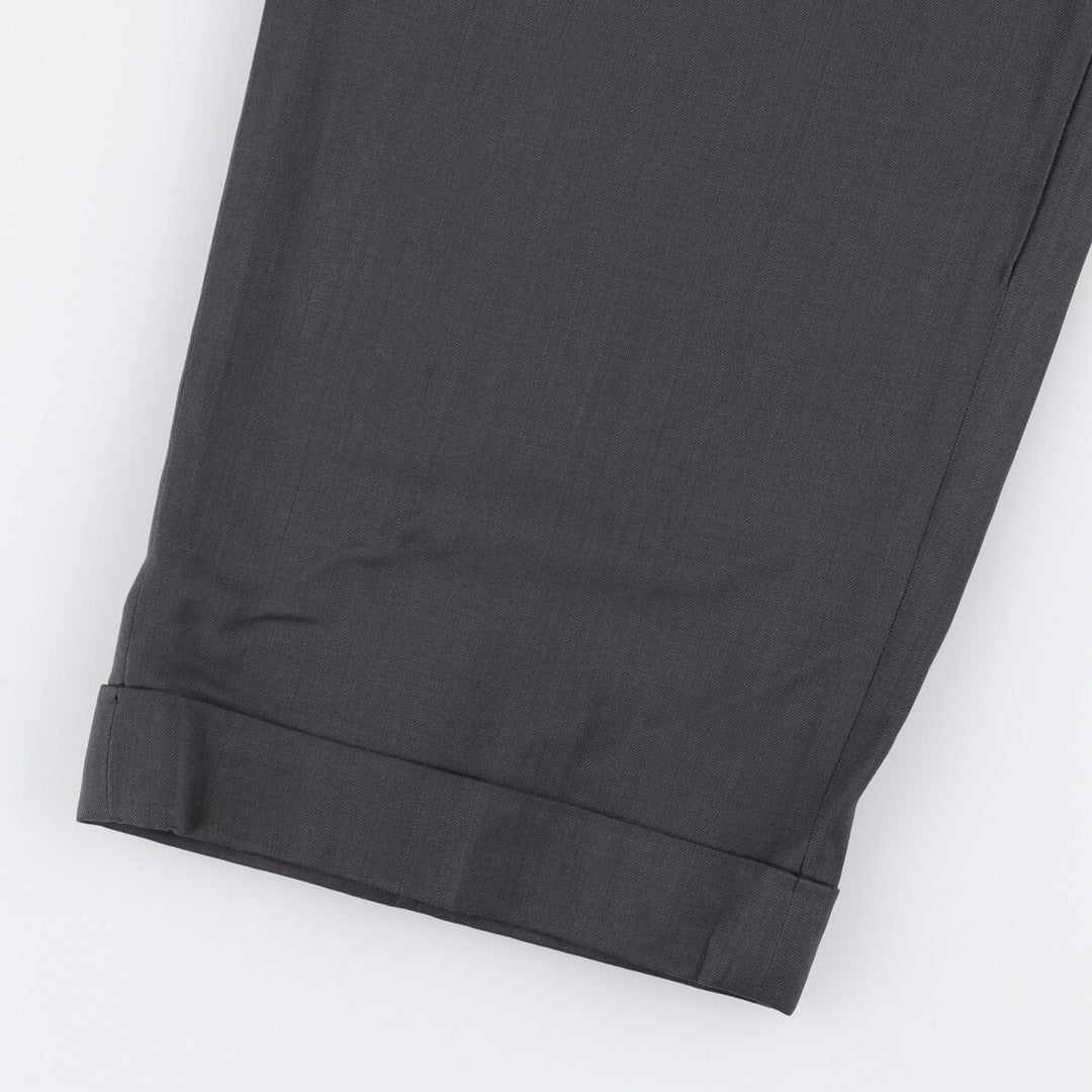 90s-00'S Calvin Klein One-Tuck Slacks, Men's Size W36 unclear gray type Vintage Second Hand