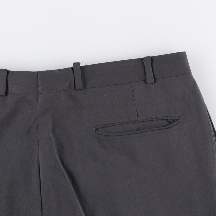 90s-00'S Calvin Klein One-Tuck Slacks, Men's Size W36 unclear gray type Vintage Second Hand
