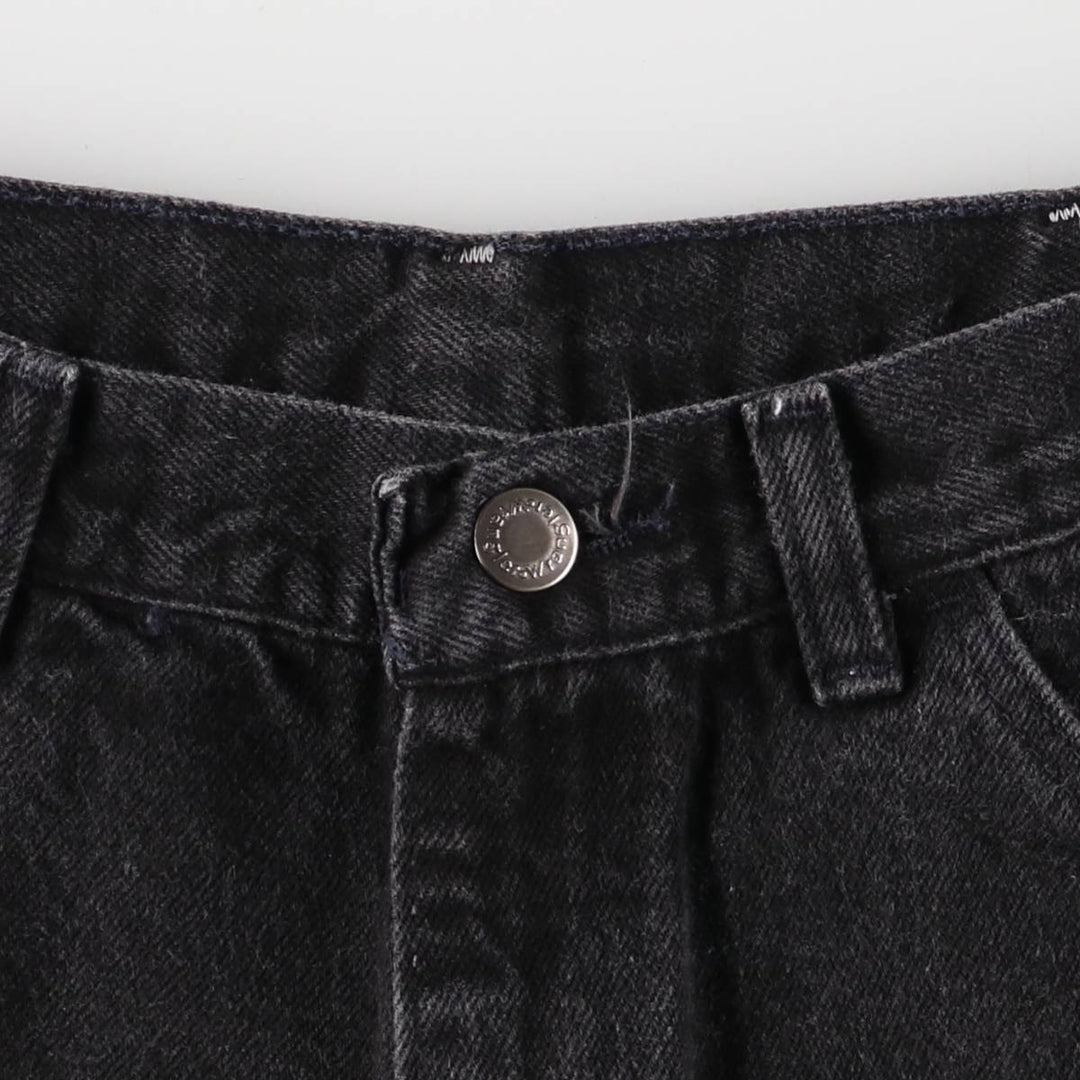 Wrangler Black Denim Shorts, Shorts, Men's, W32 equivalent unclear black type Vintage Second Hand